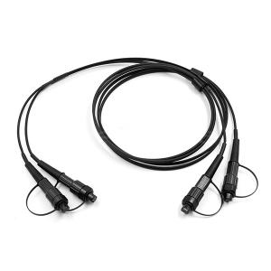 China MINI SC APC à MINI SC APC 2 câble à fibres optiques 9/125 OS2 Veste LSZH supplier