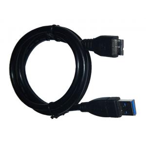 China Black Round USB3.0 A Male to Micro Charge Cable supplier