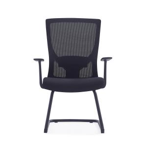 China MID Back Mesh Back Fabric Seat Office Meeting Chair Visitor Chair With Lumbar Support supplier