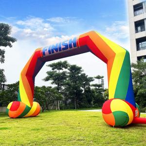 Customized Cheap Five Sides Inflatable Arch Cheap Rainbow Inflatable Arch Events with Brand Logo