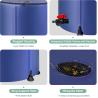 China Collapsible Rain Barrel Water Storage Containers-53 Gallon Portable Rainwater Collect System Water Tank To Collect Rainwater From Gutter Downspout Water Catcher With Spigots,Filter＆Overflow Kits wholesale