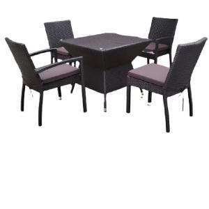 Hot selling good price modern outdoor dining set patio table restaurant tables and chairs---6231