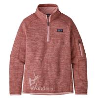 China Women' s Recycled Fleece Pullover 1/4 Zip Fleece Jacket Cozy on sale