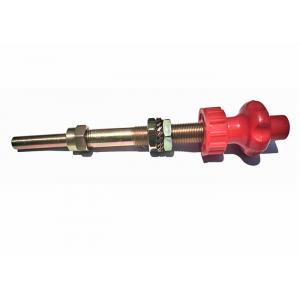 China Micro Adjust Push Pull Control Cable Head Red Color Micro Adjustment Control Handle supplier