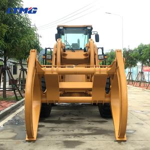 12 Ton Grapple Large Front End Loader With Air Conditioner 199kw Rated Engine Power