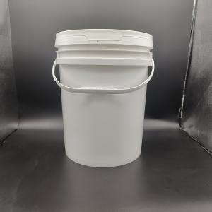 China Agricultural Fertilizer 25lt Plastic Buckets Corrosion Resistant Stackable supplier