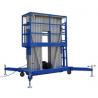 Platform Height Max 10m Double Mast Aluminum Vertical Lift Loading Capacity