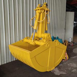 Hydraulic Clamshell Buckets For Excavators 1.3 CBM Loading Capacity 1100kg