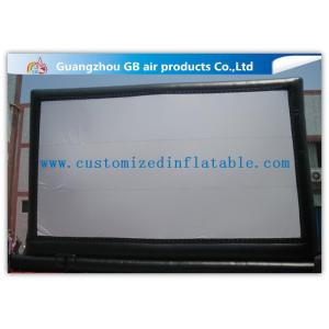 Giant Outdoor Inflatable Movie Screen Rental , Portable Inflatable Projection Screen
