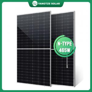 China 465w Tiger Neo N-Type Mono Shingled Solar Panel Full Black Anodized Aluminium Alloy Frame supplier