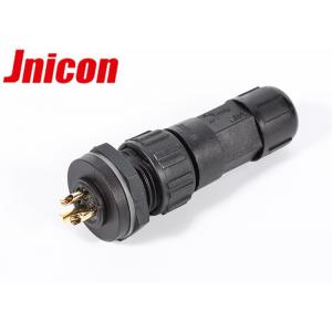 China Panel Mount 3 Pin Waterproof Aviation Connector IP68 M16 Plastic Round Type supplier