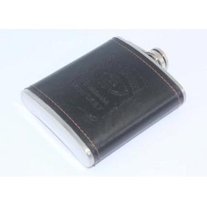 Jack Daniel'S 7 Oz Leather Hip Flask , Customized Alcohol Hip Flask