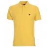 Banana Cream Mens Dressy Polo Shirts , Anti - Pilling Short Sleeve Polo For Men