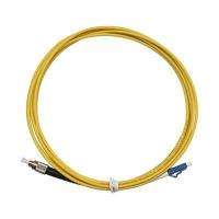 China 3.0mm Fiber Optic Patch Cord  / Simplex LC To FC Patch Cord ROHS Certified on sale