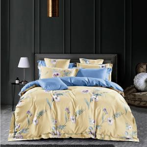 China 300 TC Cotton Bedding Set Duvet Covers Bedsheets Luxury Floral Custom supplier
