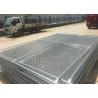 Carbon Steel Pipe Temporary Chain Link Fence Metal Fence Panels 6'X9.5' 2⅜"X2⅜"