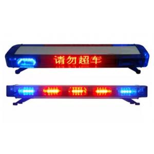 123.6W LED Warning Light Bar With LED Display High Power 1W LED Bulb