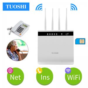 MTK Chipset LTE Router Volte With RJ11 Port 4x5dbi High Gain Antennas