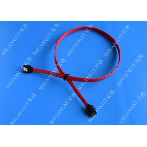 China HDD SATA III 6.0 Gbps Female To Female SATA Data Cable 7 Pin With Locking Latch wholesale