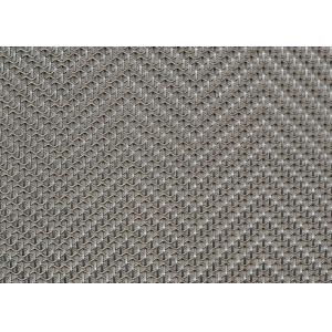 4.5mm Knitted Architectural Woven Wire Mesh Panels Purity Titanium