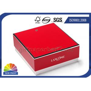 Two Piece Rigid Gift Box Packaging , Full Color Printing Square Paper Rigid box