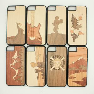 China Laser Engraving Blank Wood iPhone X Case Light Weight with Custom Design wholesale