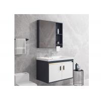 China Foshan Manufacturer Hot Sale Single Sink Design Modern Bathroom Vanity Set on sale