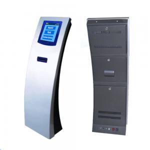 Automatic Bank Wireless Queue Management System Ticket Dispenser Kiosk Unit