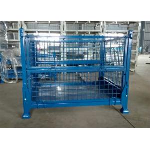 China Portable Warehouse Storage Cages On Wheels Customized Sizes / Colors supplier