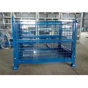 Portable Warehouse Storage Cages On Wheels Customized Sizes / Colors