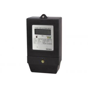 China LCD Display 220V Single Phase 2 Wire Electronic Digital Energy Meter With Battery supplier