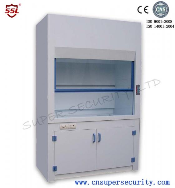 Poly Ducted Laboratory Chemical Fume Hood / Cupboard with PP Cup Sink for