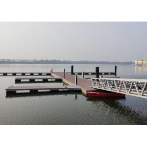 Marine Aluminum Dock Gangway Aluminum Alloy Frame HDPE Modular Pontoon