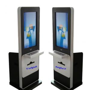 Automatic 32inch Bank ATM Machine A4 Document Printing Kiosk