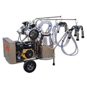 Dairy Farm Electric Automatic Diesel Goat Cow Milking Machine 2 Buckets