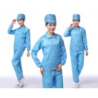 China Lab ESD Smock Uniform Working Clothes Antistatic ESD Cleanroom Garment on sale
