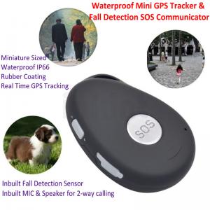 Mini Waterproof 3G GSM Personal GPS Tracker Locator Elderly Fall Detection SOS Communicator Alzheimer Keyring EV07