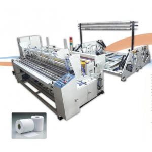 China SIEMENS PLC Toilet Paper Production Line , Toilet Paper Rewinding Machine 250m/ Min High Speed supplier