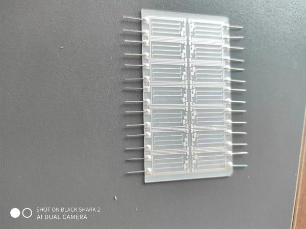 Tablero de Sapphire Wafer With Metallization Circuit