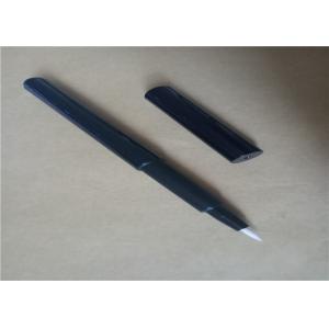 Simple Style Felt Tip Eyeliner With Steel Ball , Black Pencil Eyeliner Plastic Material