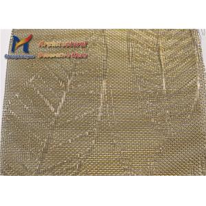 Tempered Laminated Glass Fabric Indoor Dividers 0.6mm Aluminum Wire Mesh Panels
