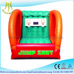 China Hansel Interesting basketball sports game,inflatable basketball game supplier