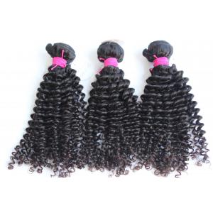China Full Cuticles Kinky Curly Brazilian Hair Extensions For Black Women supplier