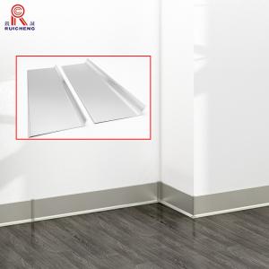 Invisible Anodised Aluminium Skirting , Decorative 50mm aluminium skirting