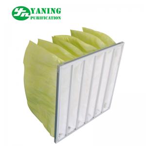 China Yellow F8 Hepa Filter / Bag Filter supplier