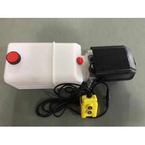 China DC 12V Motor Horizontal Single Acting  Mini Hydraulic Power Packs for Dump Trailer supplier