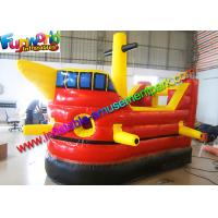 China Pirate Boat Commercial Bouncy Castles , Children Inflatable Bounce House on sale