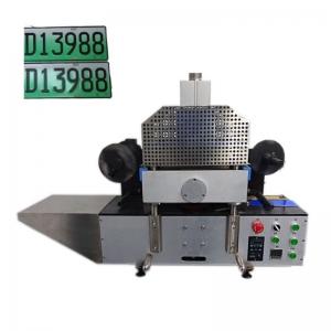 China AC220V 190mm Roller Car License Plate Hot Stamping Machine supplier