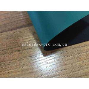 China Fireproof Antistatic Rubber Sheet 2mm Green Rubber Garage Floor Mat 1.4-1.7 G/Cm3 Density supplier