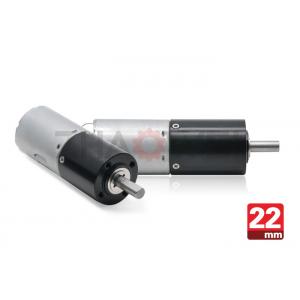 High Precision 22mm 24V Low Noise Planetary DC Motor With Gearbox , SGS TS